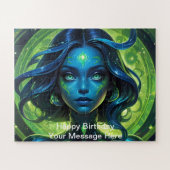 Alien Adventure in Fantasy Mushroom Forest Puzzle (Horizontal)