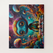 Alien Adventure in Fantasy Mushroom Forest Puzzle (Vertikal)