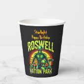 Alien Adventures starten hier in Roswell! Pappbecher (Vorderseite)