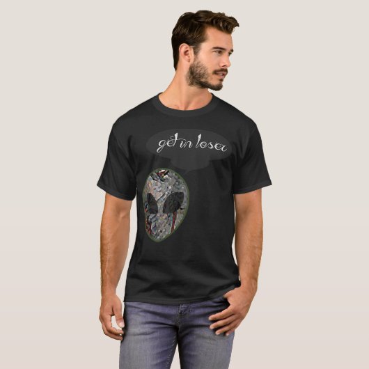 Alien - Alien Face Shirt - Et Gifts - Ufo Ride L (Vorne ganz)