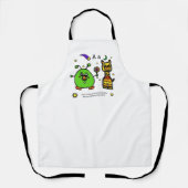 Alien & Alpaca Schürze (Vorderseite)