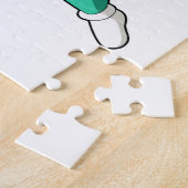 Alien als Runner Puzzle (Seite)