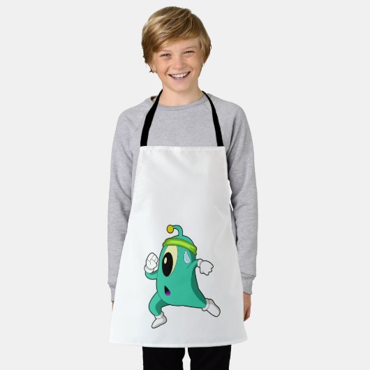 Alien als Runner Schürze (Getragen)