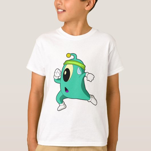 Alien als Runner T-Shirt (Vorderseite)