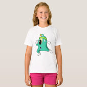 Alien als Runner T-Shirt (Vorne ganz)