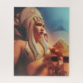 Alien-alte ägyptische Göttin Puzzle (Vertikal)