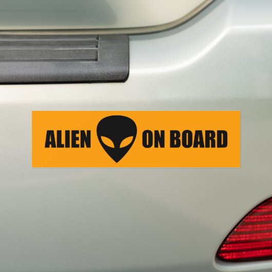 Alien an Bord Autoaufkleber (Auf Auto)