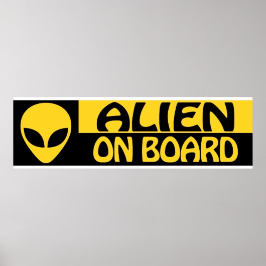 ALIEN AN BORD POSTER (Vorne)