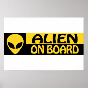 ALIEN AN BORD POSTER