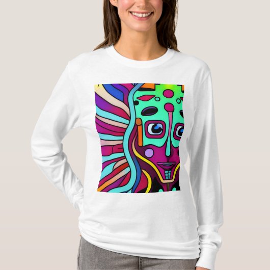 Alien Angela Sicodelico T-Shirt (Vorderseite)