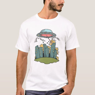 Alien-Angriff T-Shirt