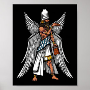 Alien Anunnaki God Alcient Sumerian King Poster