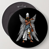 Alien Anunnaki Gott-alter sumerischer König Button (Vorne & Hinten)