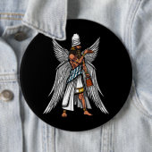 Alien Anunnaki Gott-alter sumerischer König Button (Beispiel)