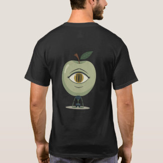 Alien Apfel – Seltsame süße Frucht Charakter Kunst T-Shirt