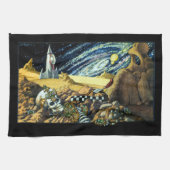 Alien Archäologie Geschirrtuch (Horizontal)