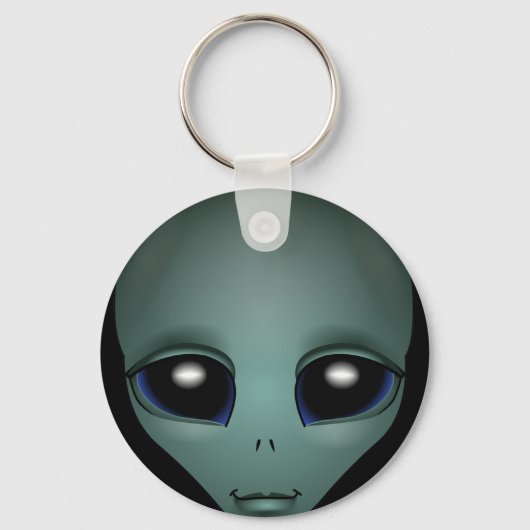 Alien Art Key Chain Extraterrestrische Geschenke & Schlüsselanhänger (Vorderseite)