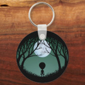 Alien Art Key Chain Extraterrestrische Geschenke & Schlüsselanhänger (Vorderseite)