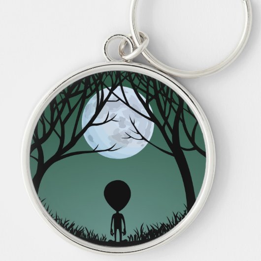 Alien Art Key Chain Extraterrestrische Geschenke & Schlüsselanhänger (Vorne)