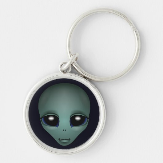 Alien Art Key Chain Extraterrestrische Geschenke & Schlüsselanhänger (Vorne)