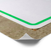 Alien Art Parking nur für Außerirdische mit Typogr Poster (Ecke)