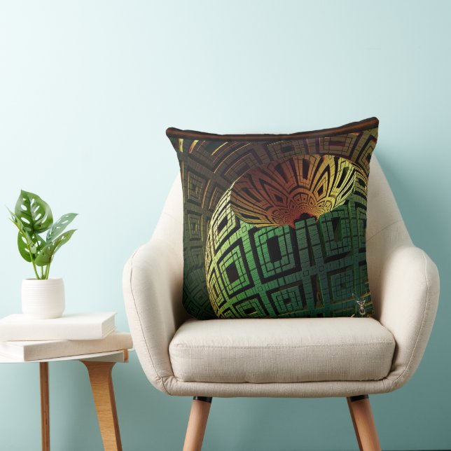 Alien Artifact von Xzendor7 Kissen (Stuhl )