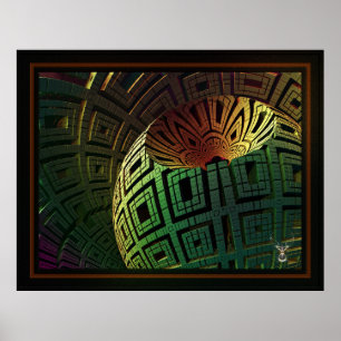 Alien Artifact von Xzendor7 Poster