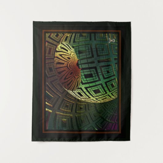 Alien Artifact von Xzendor7 Wandteppich (Vorderseite)