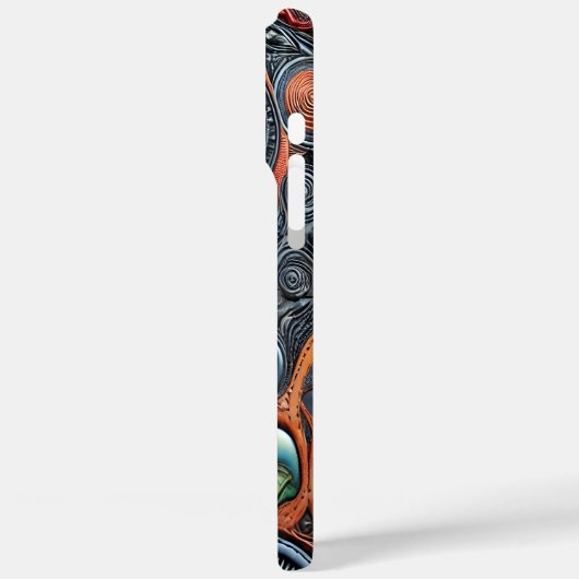 Alien Artistry Mysteries Case-Mate iPhone Hülle (Rückseite / Links)