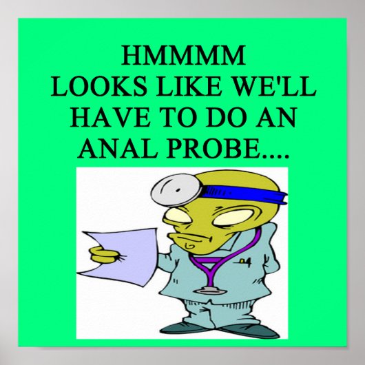 Alien Arztwitz Poster (Vorne)