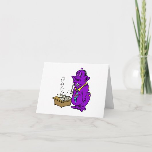 Alien aß meinen Computer Karte (Vorderseite)