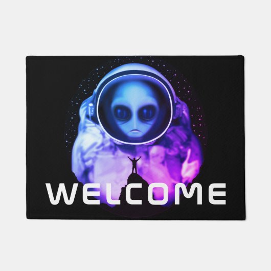 Alien Astronaut Fußmatte (Vorderseite)
