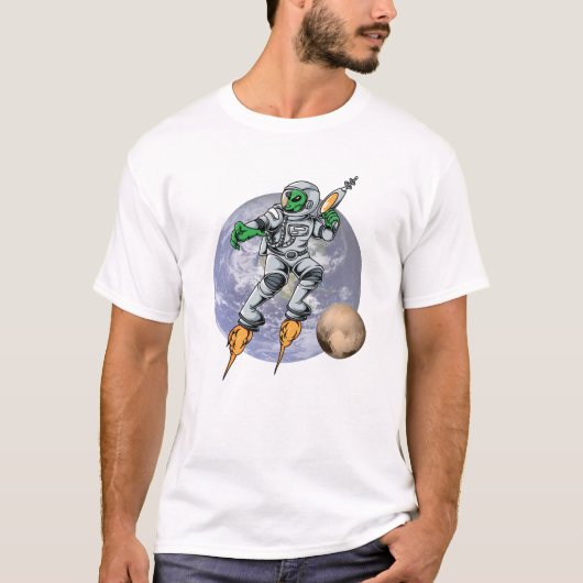 Alien Astronaut T-Shirt (Vorderseite)