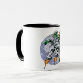 Alien Astronaut Tasse (Vorderseite Links)