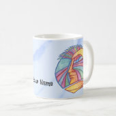 Alien-Astronauten-Tasse Kaffeetasse (VorderseiteRechts)