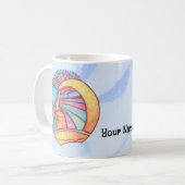 Alien-Astronauten-Tasse Kaffeetasse (Vorderseite Links)