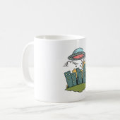 Alien Attack Kaffeetasse (Vorderseite Links)