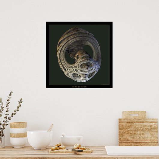 Alien-Attraktivität Poster (Küche)