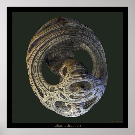 Alien-Attraktivität Poster (Vorne)