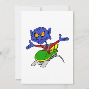 Alien auf Untersetzer