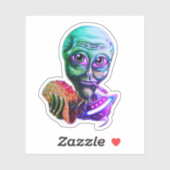 Alien Aufkleber (Blatt)