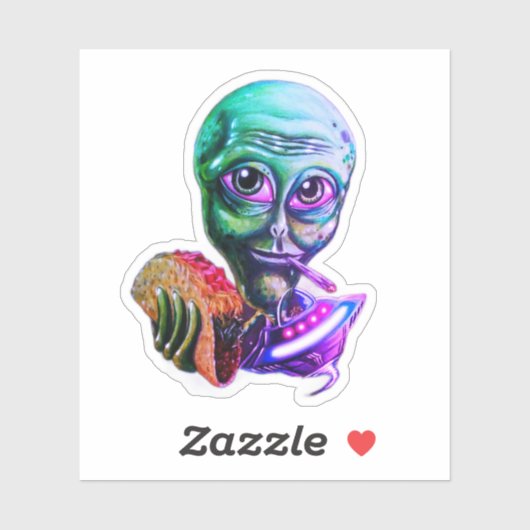 Alien Aufkleber (Blatt)