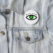 Alien-Augen-runder Knopf Button (Beispiel)