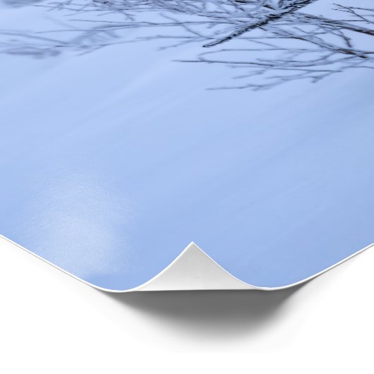 Alien aus Holz Poster (Ecke)