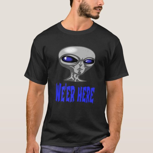 Alien aus unberührten Teilen des Weltraums oder de T-Shirt (Vorderseite)