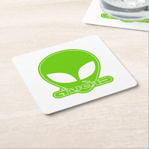 Alien [Ausländer] Tang Dao , Thai-Sprachschrift Rechteckiger Pappuntersetzer