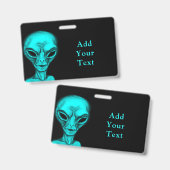 Alien Ausweis (Vorder- & Rückseite)