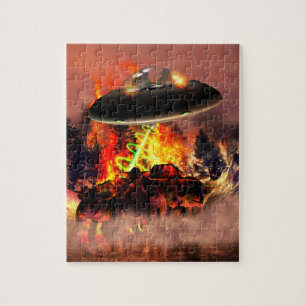 Alien B-Q-Puzzle Puzzle