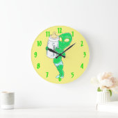 Alien Baby Boy Große Wanduhr (Zuhause)