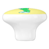 Alien Baby Boy Keramikknauf (Seitenansicht)